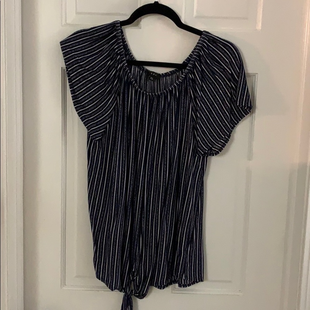 Blue stripped shirt